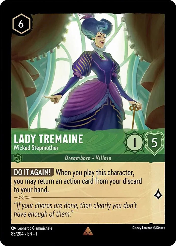 Set 1 085/204 Lady Tremaine - Wicked Stepmother R