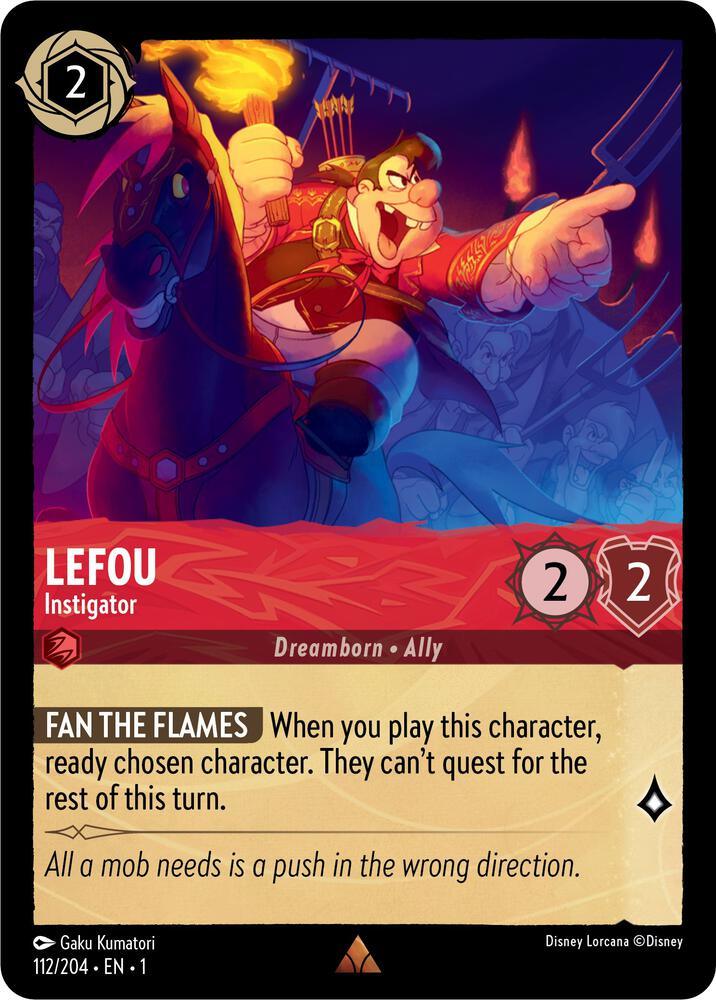 Set 1 112/204 Lefou - Instigator R