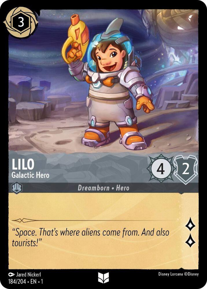 [Foil] Set 1 184/204 Lilo - Galactic Hero U