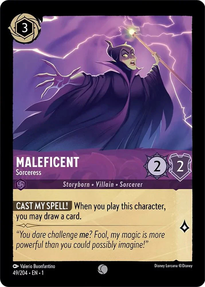 Set 1 049/204 Maleficent - Sorceress C