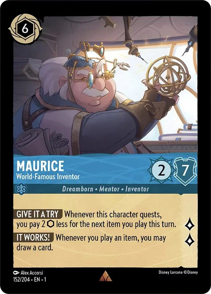 Set 1 152/204 Maurice - World-Famous Inventor R