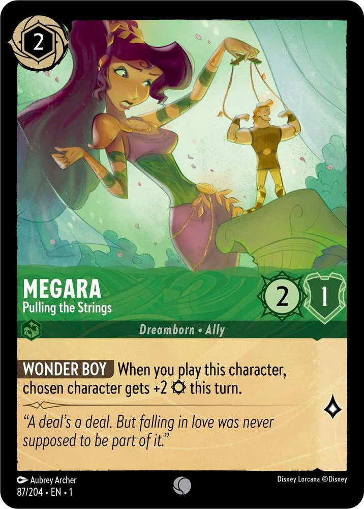 [Foil] Set 1 087/204 Megara - Pulling the Strings C