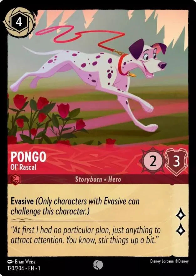 Set 1 120/204 Pongo - Ol' Rascal C