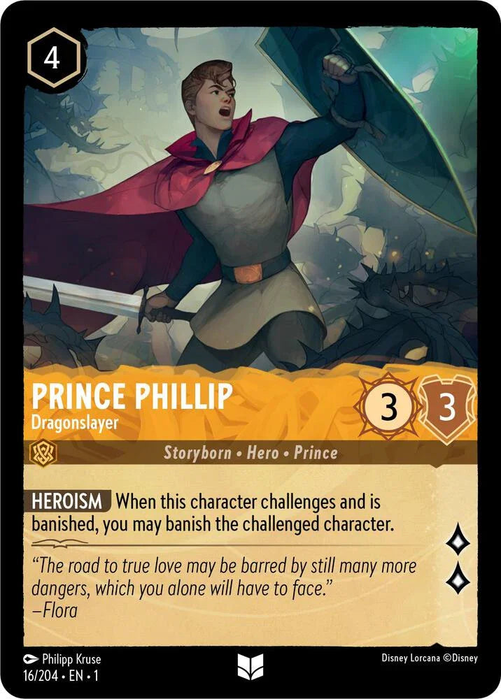 Set 1 016/204 Prince Phillip - Dragonslayer U
