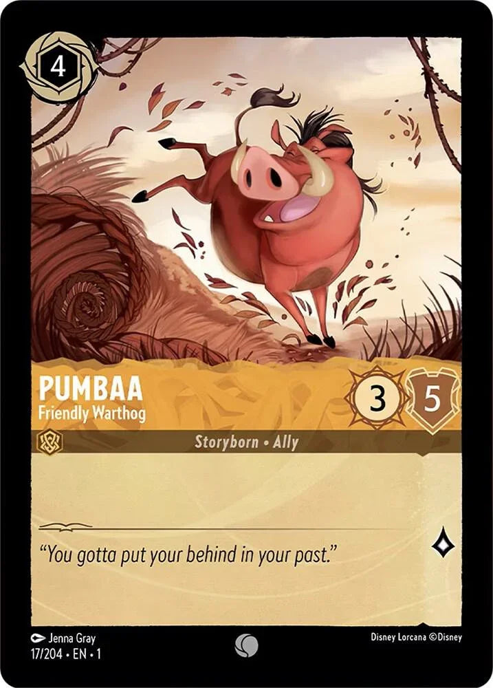 Set 1 017/204 Pumbaa - Friendly Warthog C