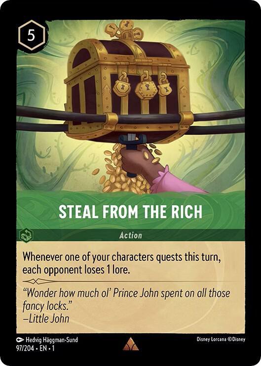[Foil] Set 1 097/204 Steal From The Rich R