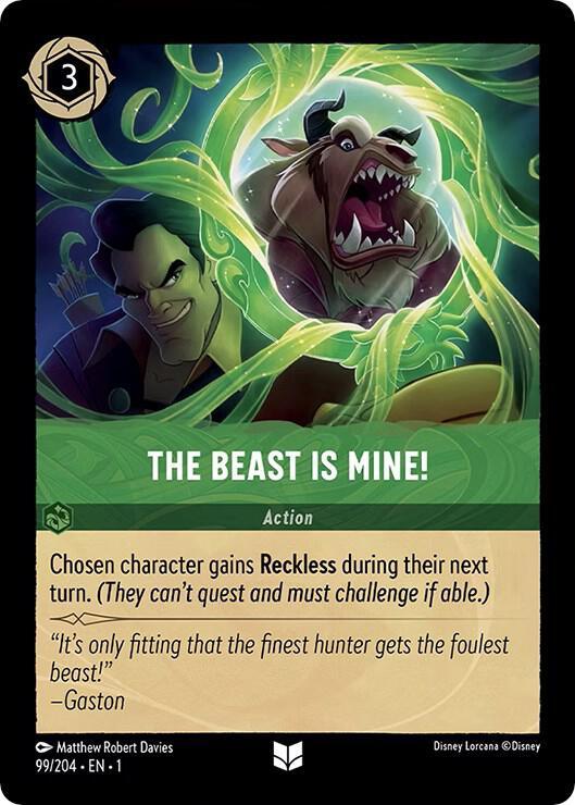 [Foil] Set 1 099/204 The Beast is Mine! U