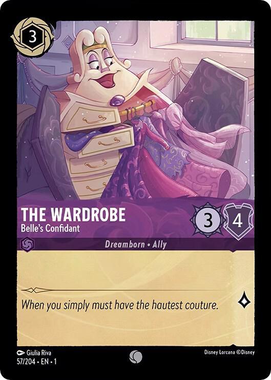 [Foil] Set 1 057/204 The Wardrobe - Belle's Confidant C