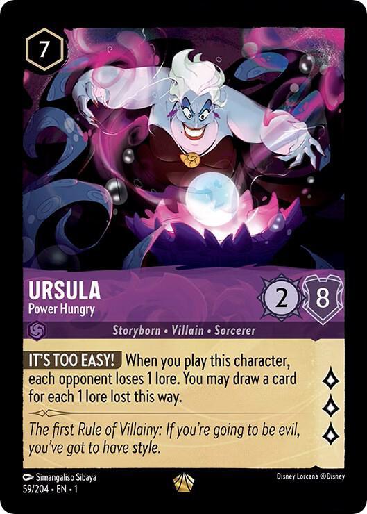 Set 1 059/204 Ursula - Power Hungry L