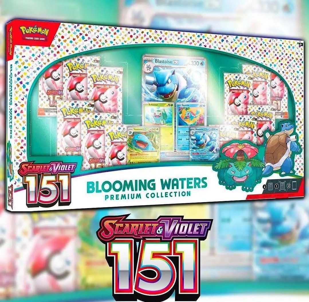 Pokemon TCG 美版 Scarlet & Violet SV3.5「Pokemon 151」Blooming Waters Premium Collection