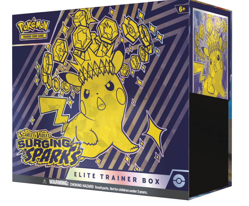 Pokemon TCG 美版 Scarlet & Violet SV8「Surging Sparks」Elite Trainer Box