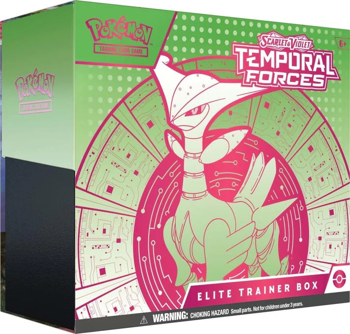 Pokemon TCG 美版 Scarlet & Violet SV5「Temporal Forces」Elite Trainer Box - Iron Leaves