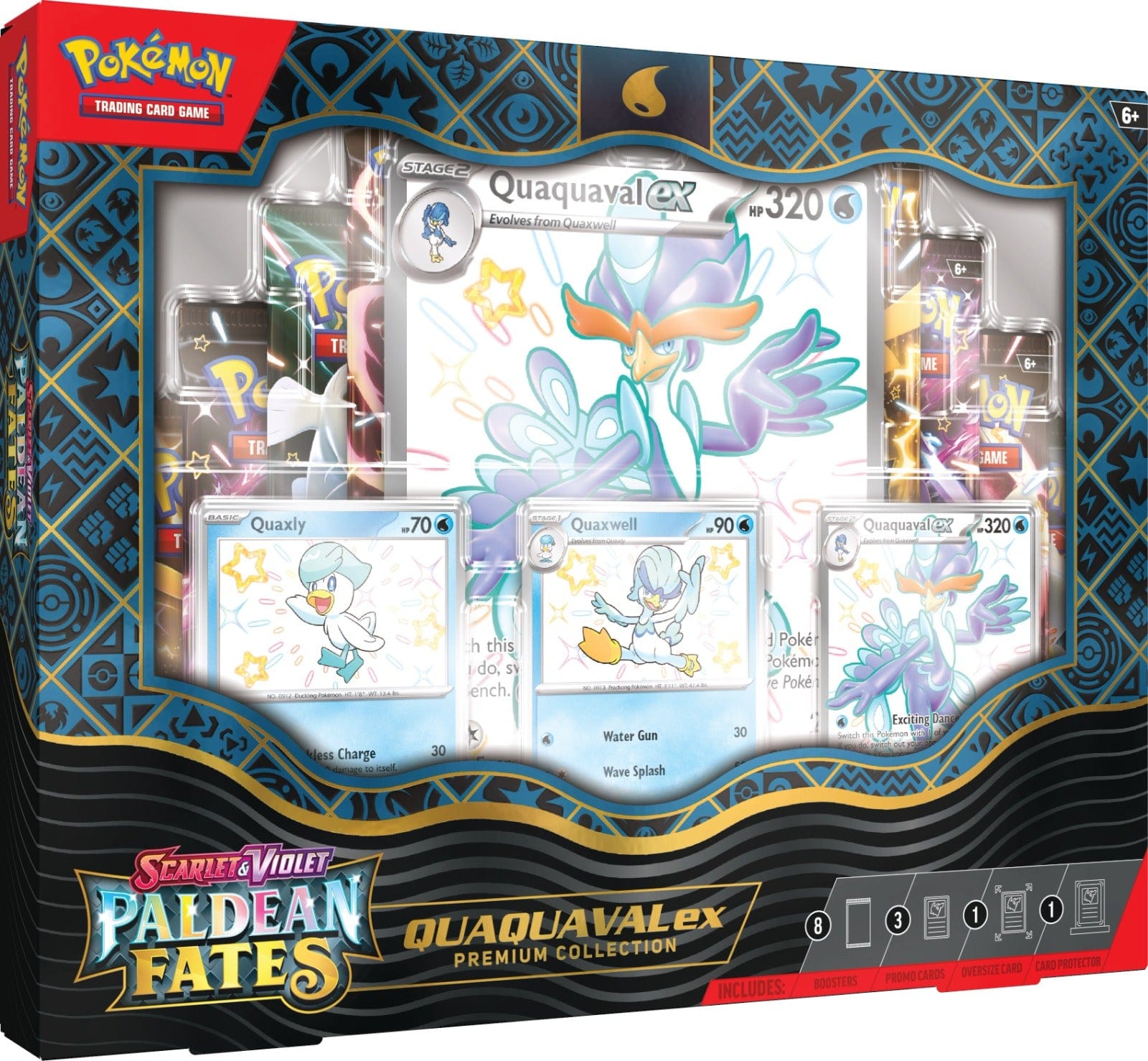 Pokemon TCG 美版 Scarlet & Violet SV4.5「Paldean Fates」Quaquaval ex Premium Collection