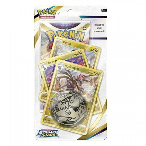 Pokemon TCG 美版 Sword & Shield SS9「Brilliant Stars」Premium Checklane Blister - Hydreigon