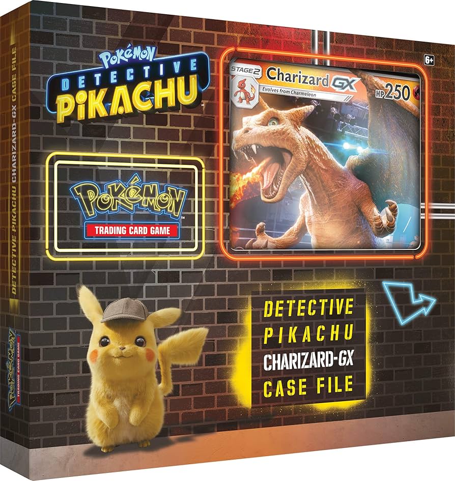 Pokemon TCG 美版 Sun & Moon Detective Pikachu Charizard-GX Case File