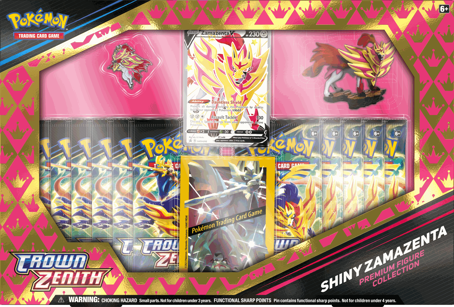 Pokemon TCG 美版 Crown Zenith Premium Figure Collection - Shiny Zamazenta