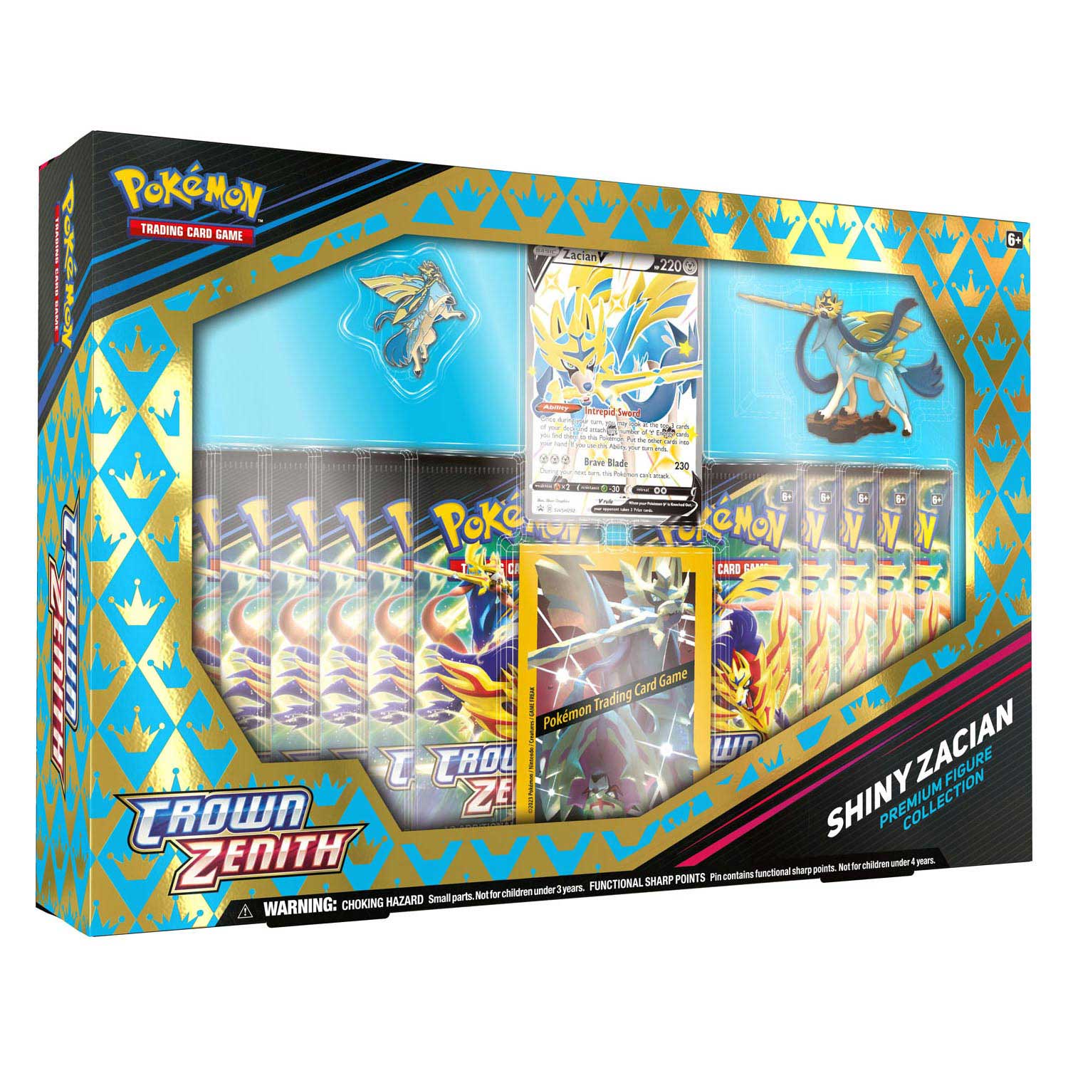 Pokemon TCG 美版 Crown Zenith Premium Figure Collection - Shiny Zacian