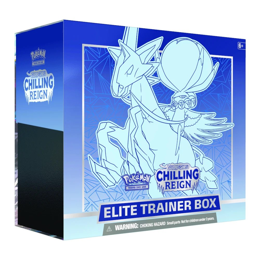 Pokemon TCG 美版 Sword & Shield SS6「Chilling Reign」Elite Trainer Box - Ice Rider Calyrex