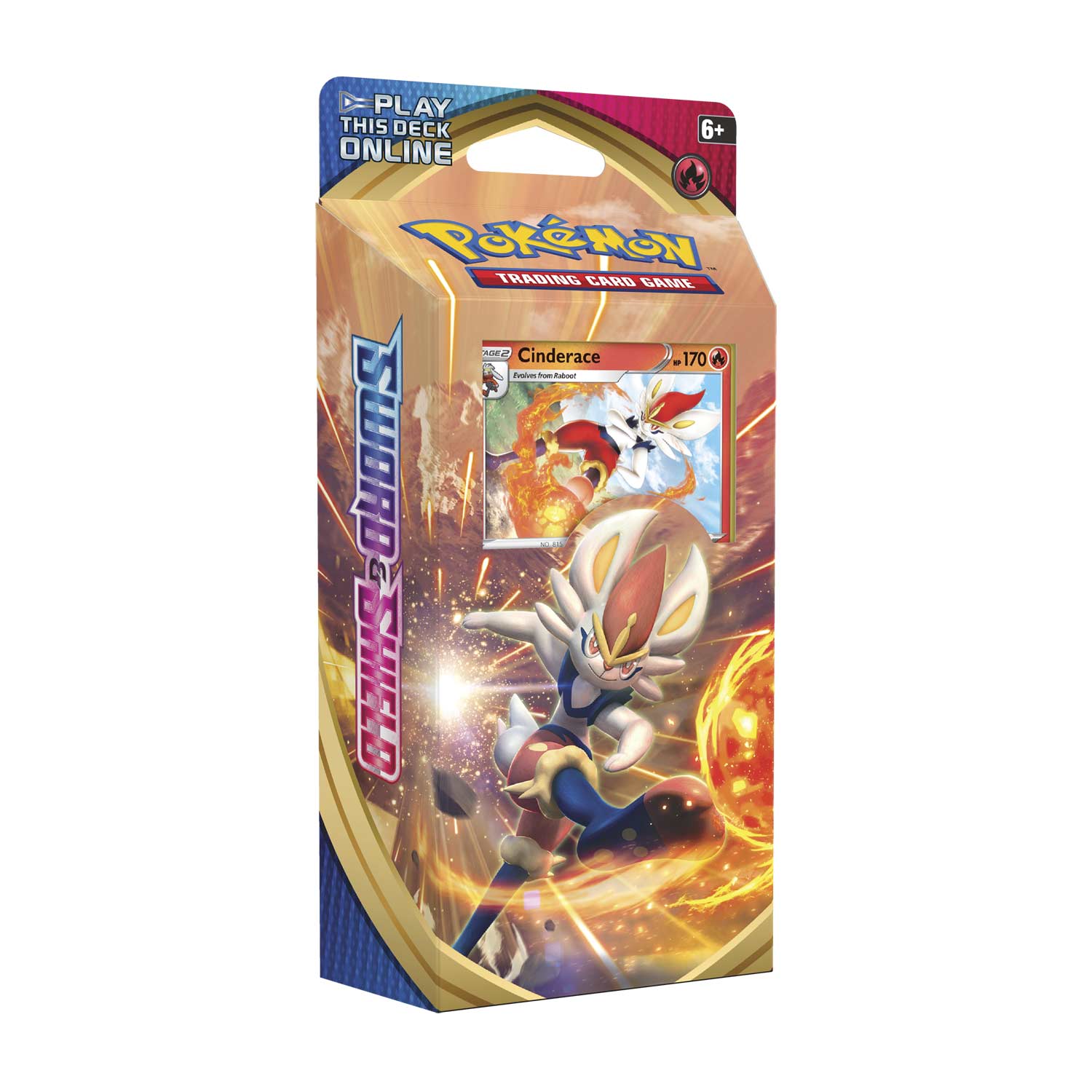 Pokemon TCG 美版 Sword & Shield SS1「Sword & Shield」Theme Deck - Cinderace