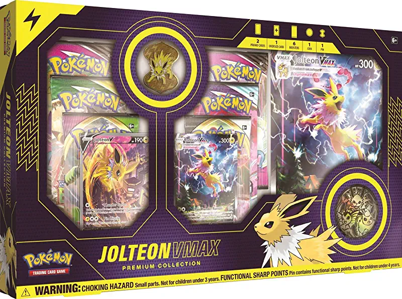 Pokemon TCG 美版 Sword & Shield Eevee VMAX Premium Collection [US Version] - Jolteon V
