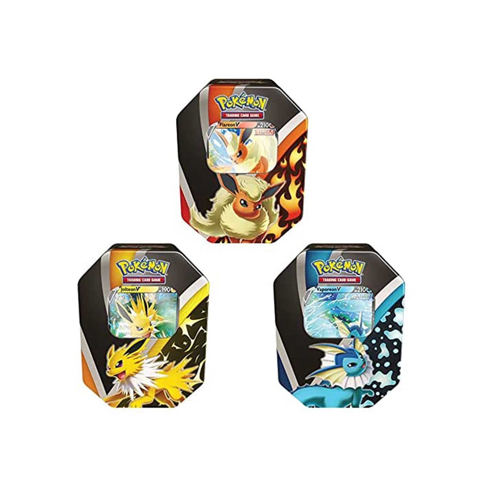 Pokemon TCG 美版 Sword & Shield Eevee Evolutions Tin - 一套3個
