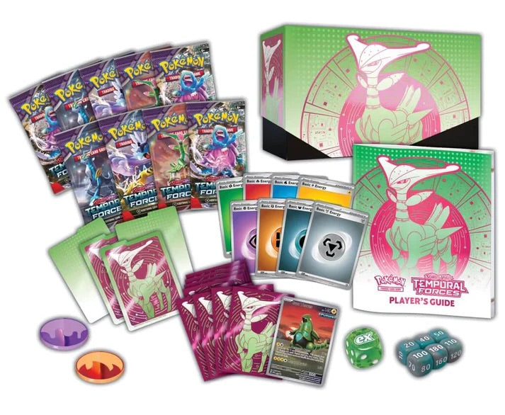Pokemon TCG 美版 Scarlet & Violet SV5「Temporal Forces」Elite Trainer Box - Iron Leaves