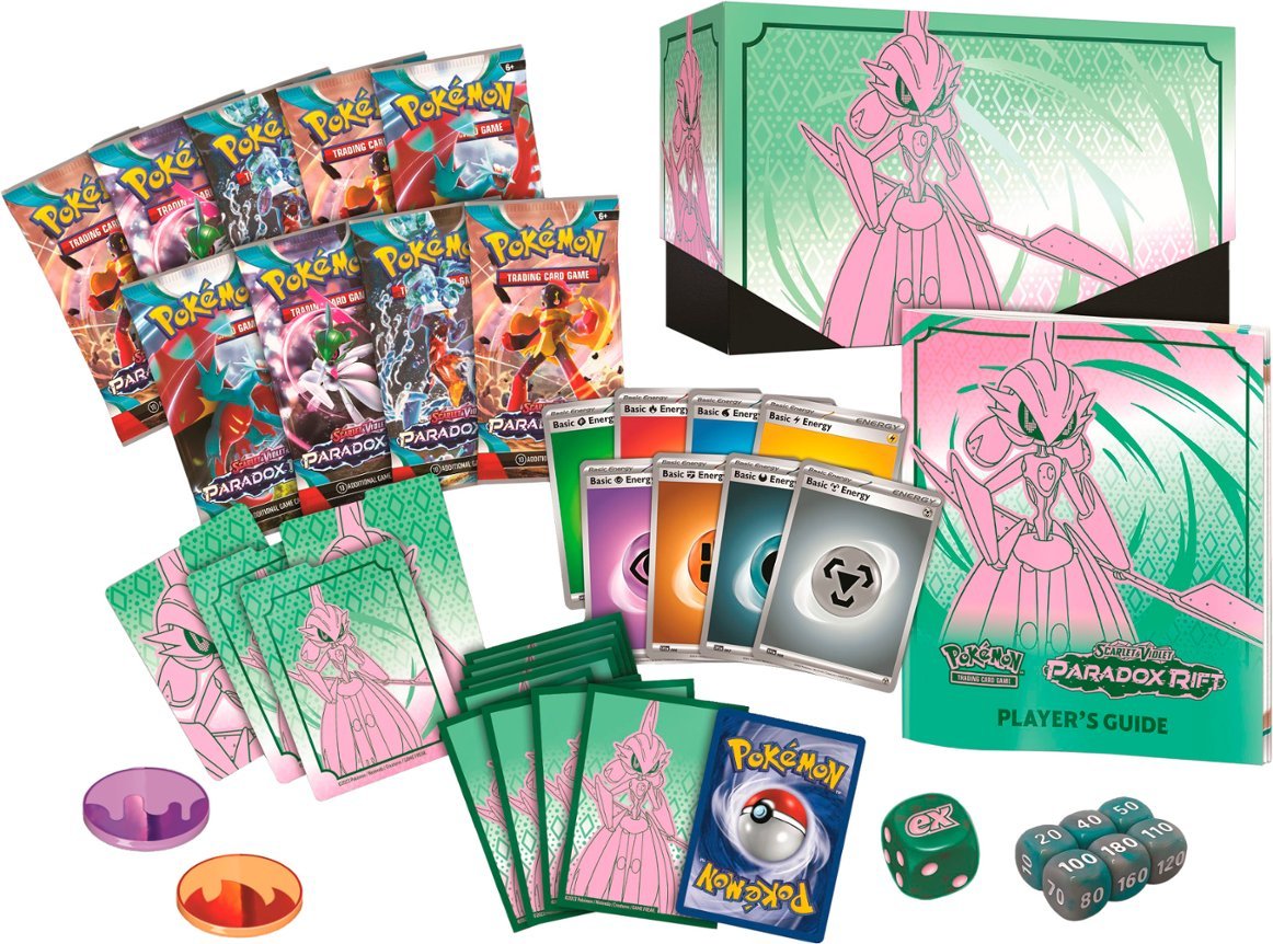 Pokemon TCG 美版 Scarlet & Violet SV4「Paradox Rift」Elite Trainer Box - Iron Valiant