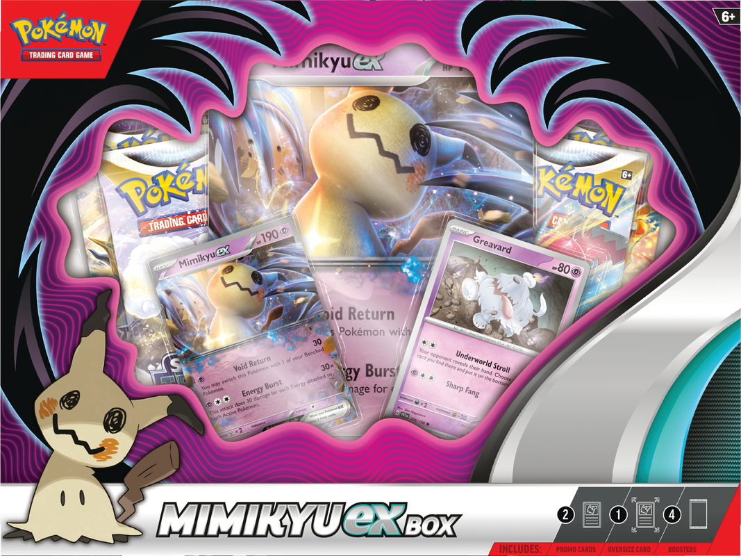 Pokemon TCG 美版 Sword & Shield Mimikyu ex box