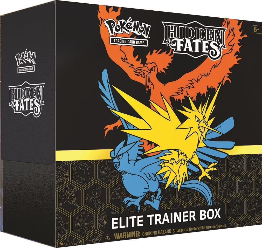 Pokemon TCG 美版 Sun & Moon SM11.5「Hidden Fates」Elite Trainer Box