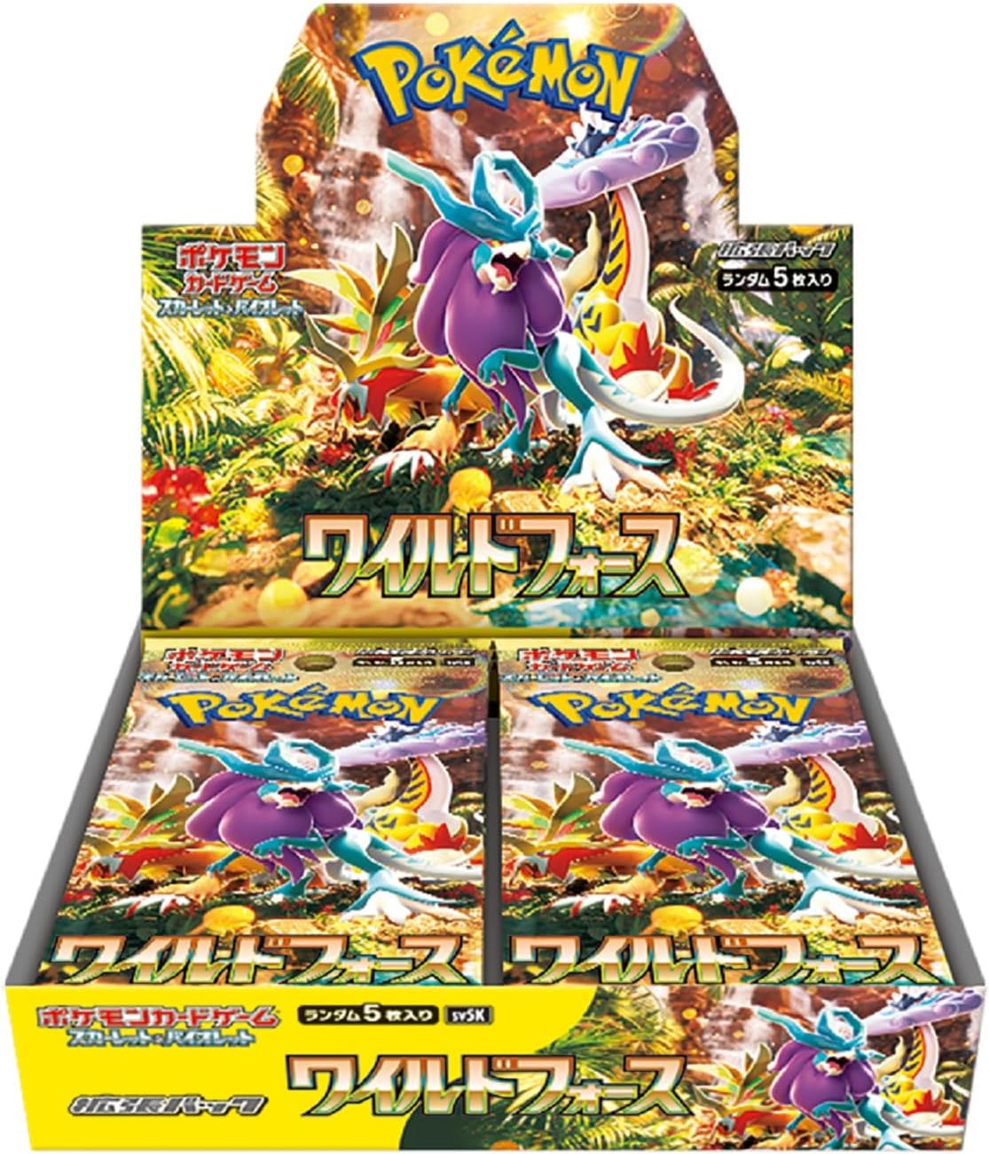 Pokemon TCG 日版 朱&紫 SV5K「ワイルドフォース」原盒