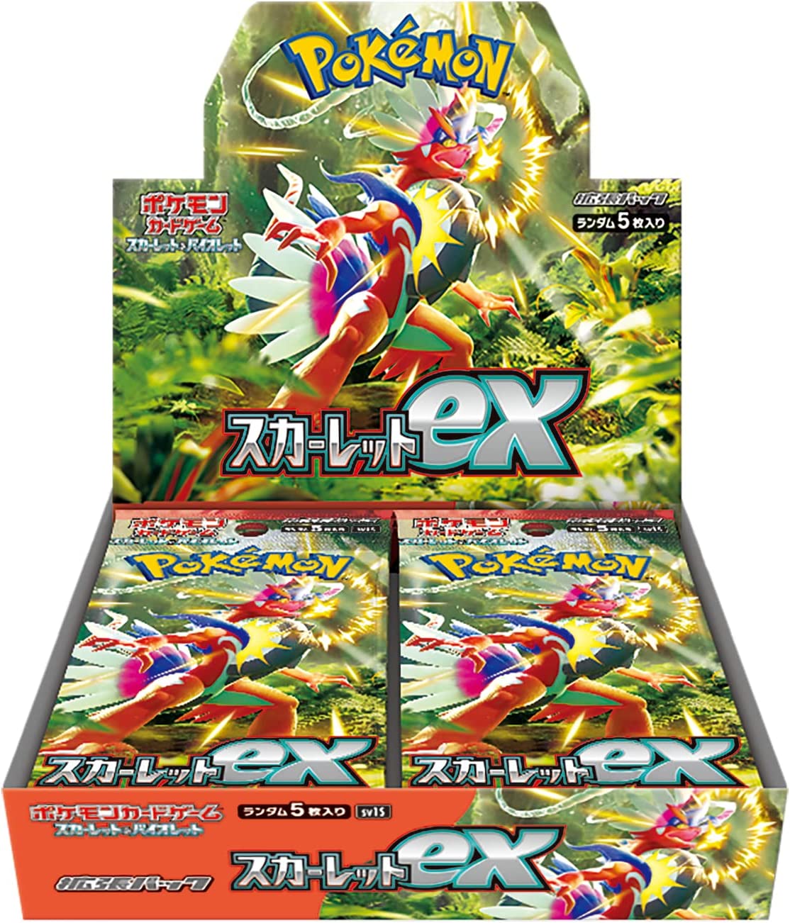 Pokemon TCG 日版 朱&紫 SV1S「スカーレットex」原盒