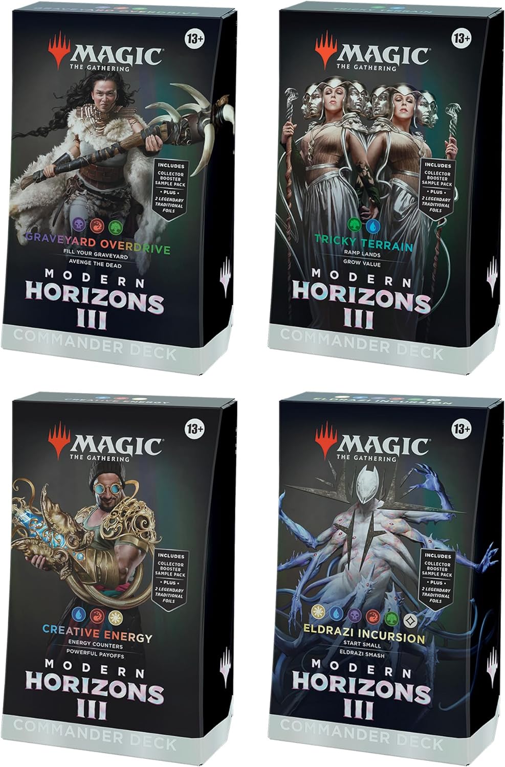 MTG Modern Horizons 3 (MH3) Commander Decks  - 一套-4個