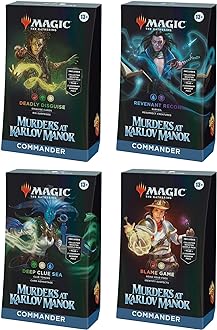 MTG Murders at Karlov Manor (MKM) Commander Decks - 一套-4個