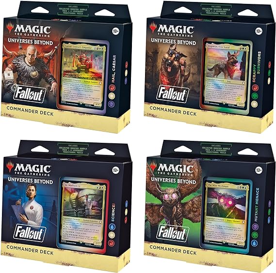 MTG FALLOUT® (PIP) Commander Decks - 一套-4個