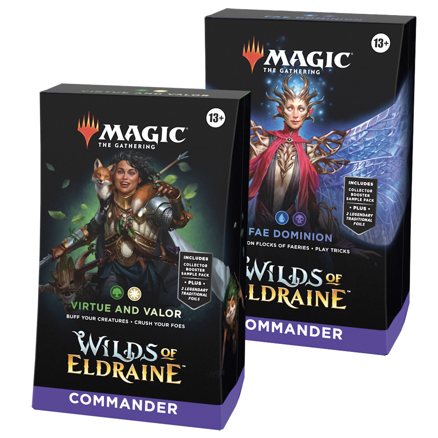 MTG Wilds of Eldraine (WOE) Commander Decks - 一套-2個