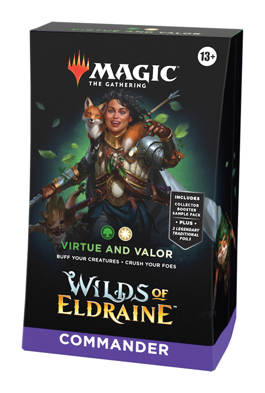 MTG Wilds of Eldraine (WOE) Commander Deck - Virtue and Valor