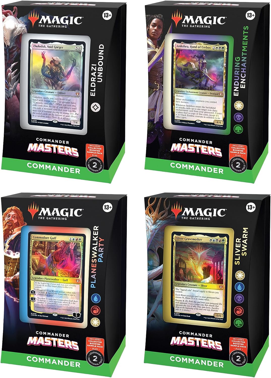 MTG Commander Masters (CMM) Commander Decks - 一套-4個