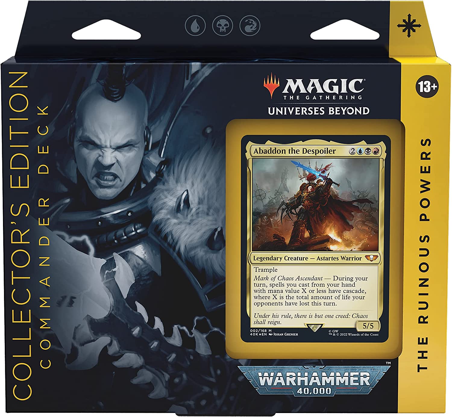 MTG Universes Beyond: Warhammer 40,000 (40K) Collector's Edition Commander Deck - The Ruinous Powers