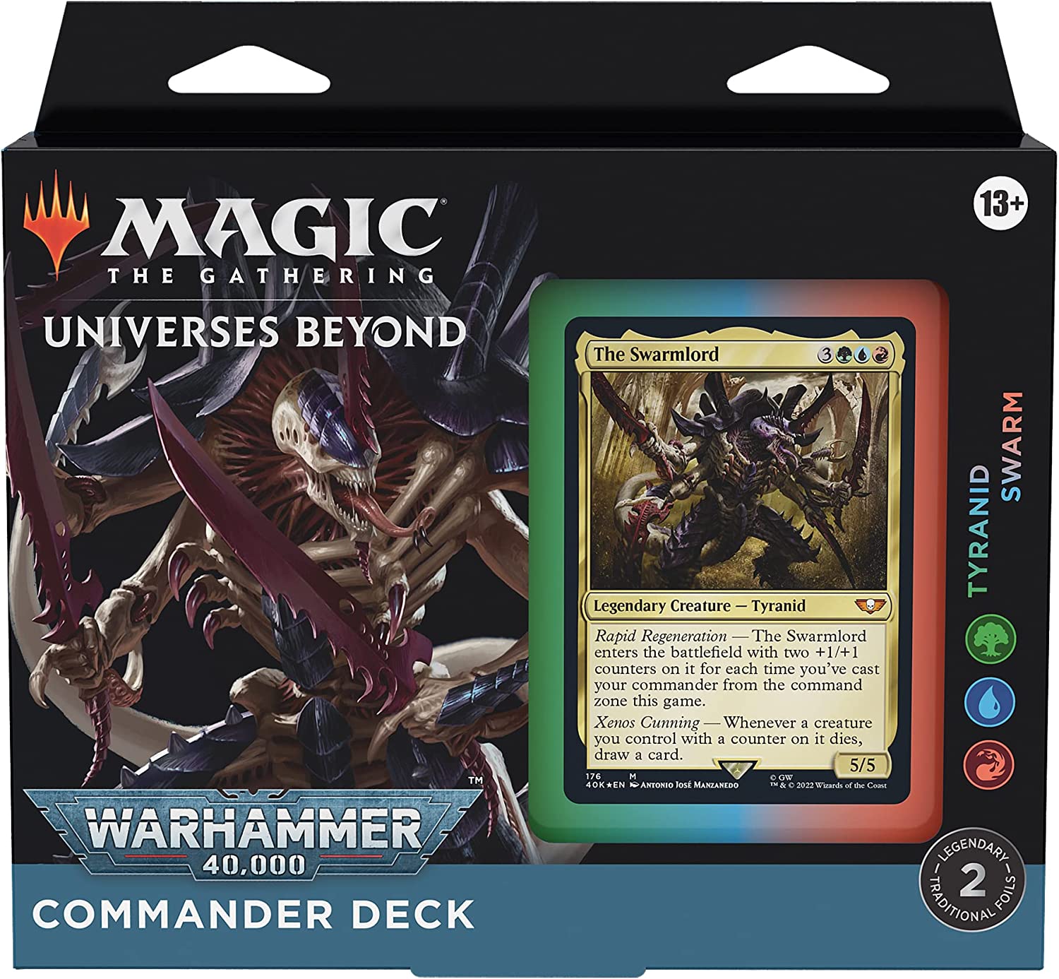 MTG Universes Beyond: Warhammer 40,000 (40K) Commander Deck - Tyranid Swarm