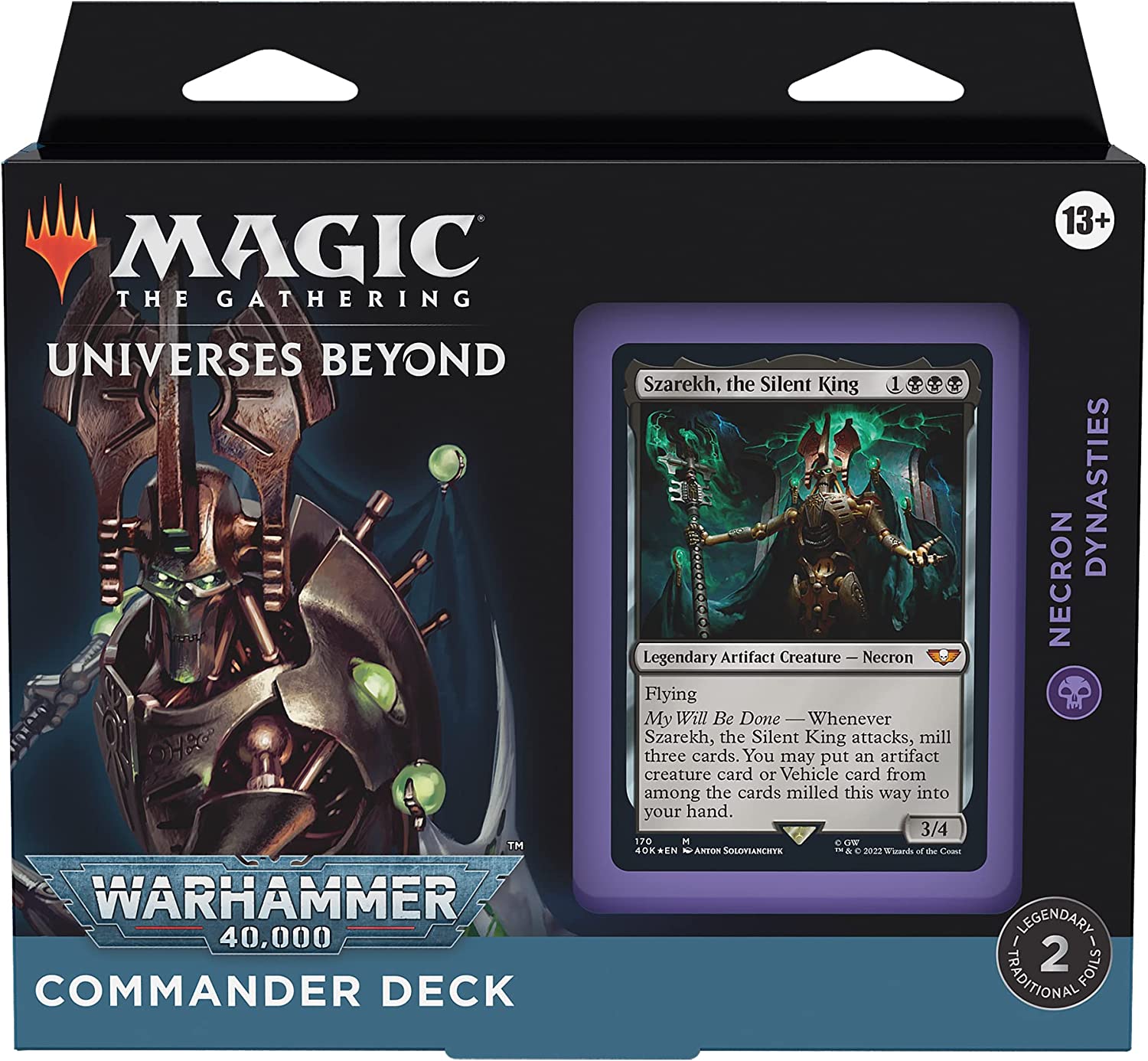 MTG Universes Beyond: Warhammer 40,000 (40K) Commander Deck - Necron Dynasties