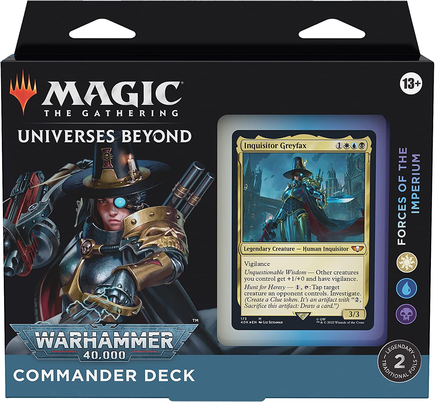 MTG Universes Beyond: Warhammer 40,000 (40K) Commander Deck - Forces of the Imperium
