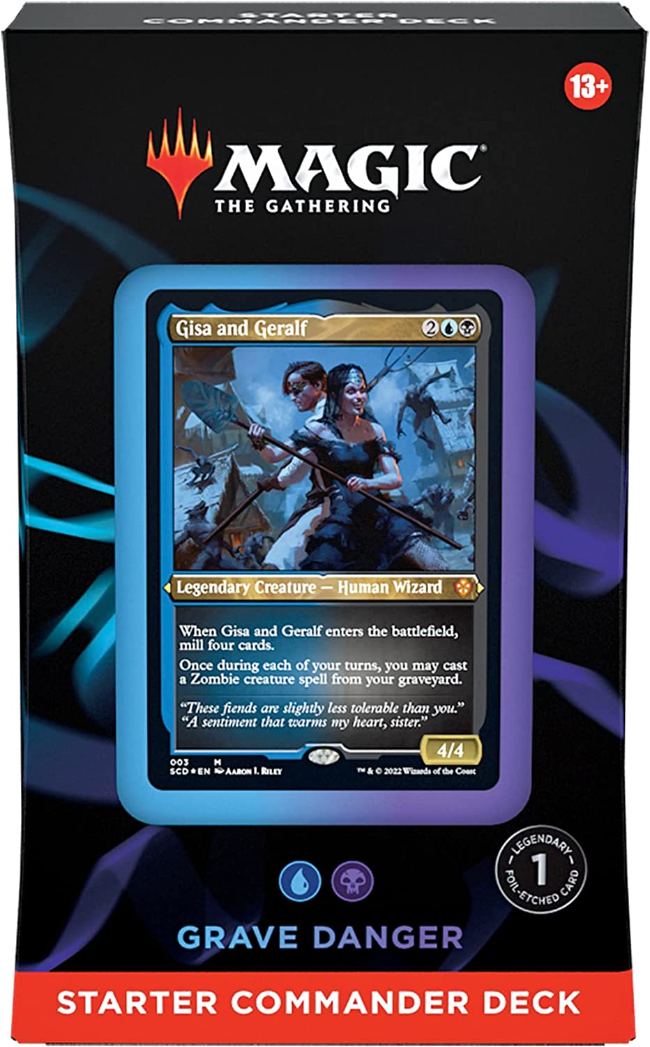 MTG Starter Commander Deck (SCD) - Grave Danger (Blue-Black)