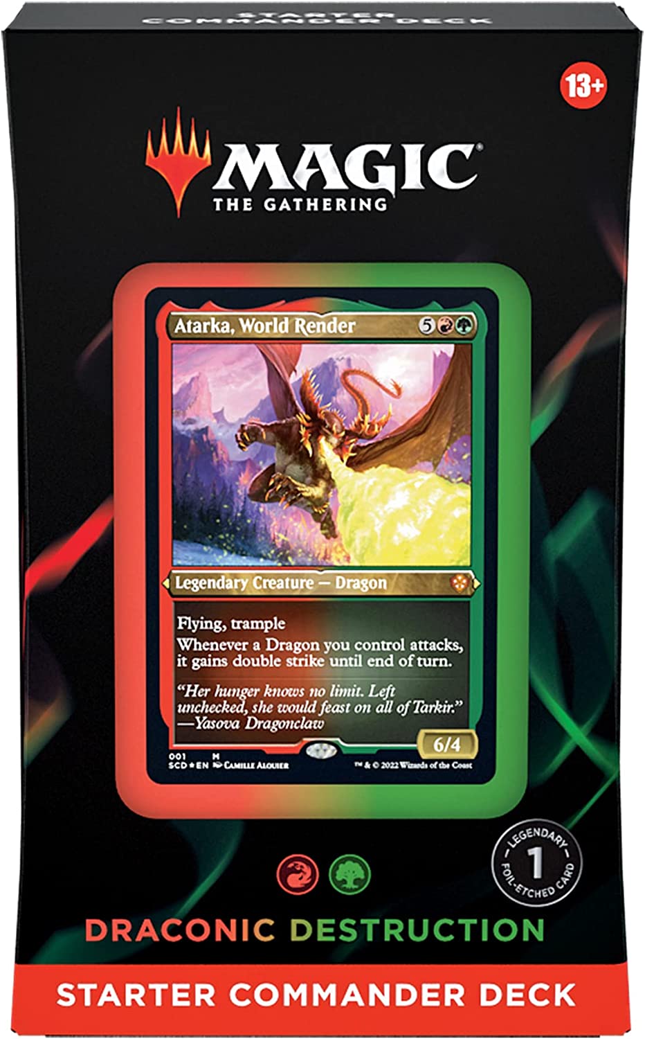 MTG Starter Commander Deck (SCD) - Draconic Destruction (Red-Green)