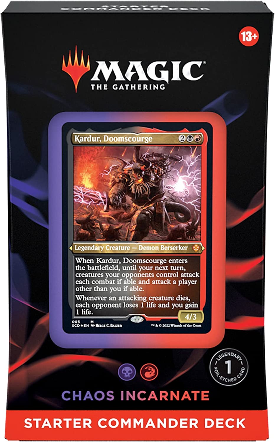 MTG Starter Commander Deck (SCD) - Chaos Incarnate (Black-Red)