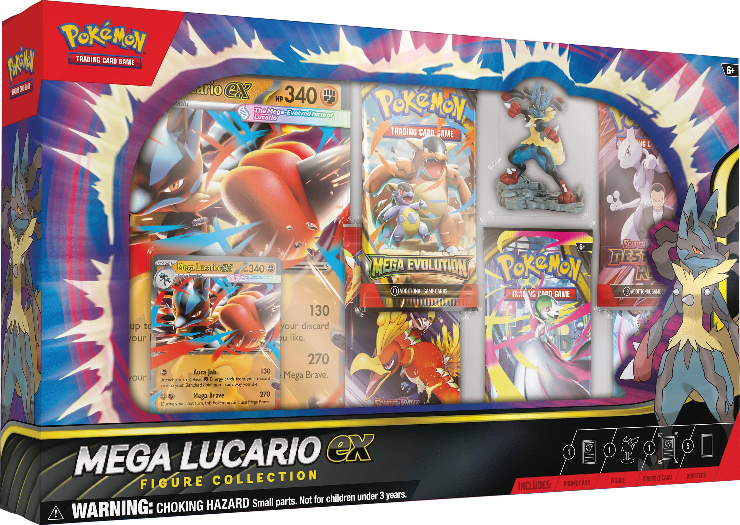 Pokemon TCG 美版 Mega Lucario ex Figure Collection