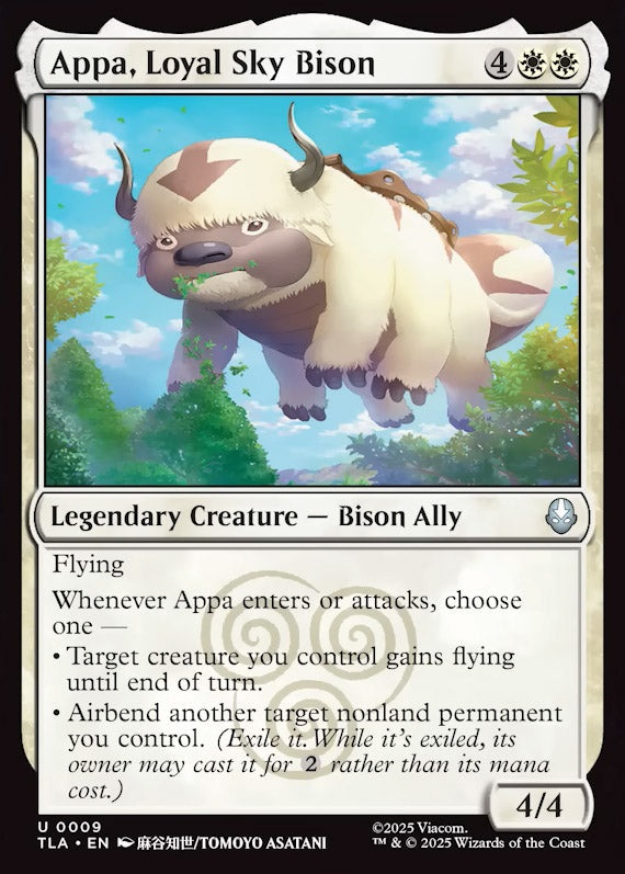 TLA 009 Appa, Loyal Sky Bison U