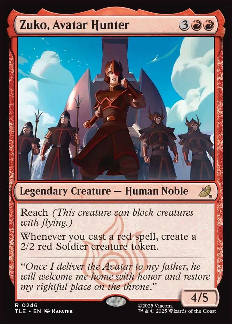TLE 246 Zuko, Avatar Hunter R