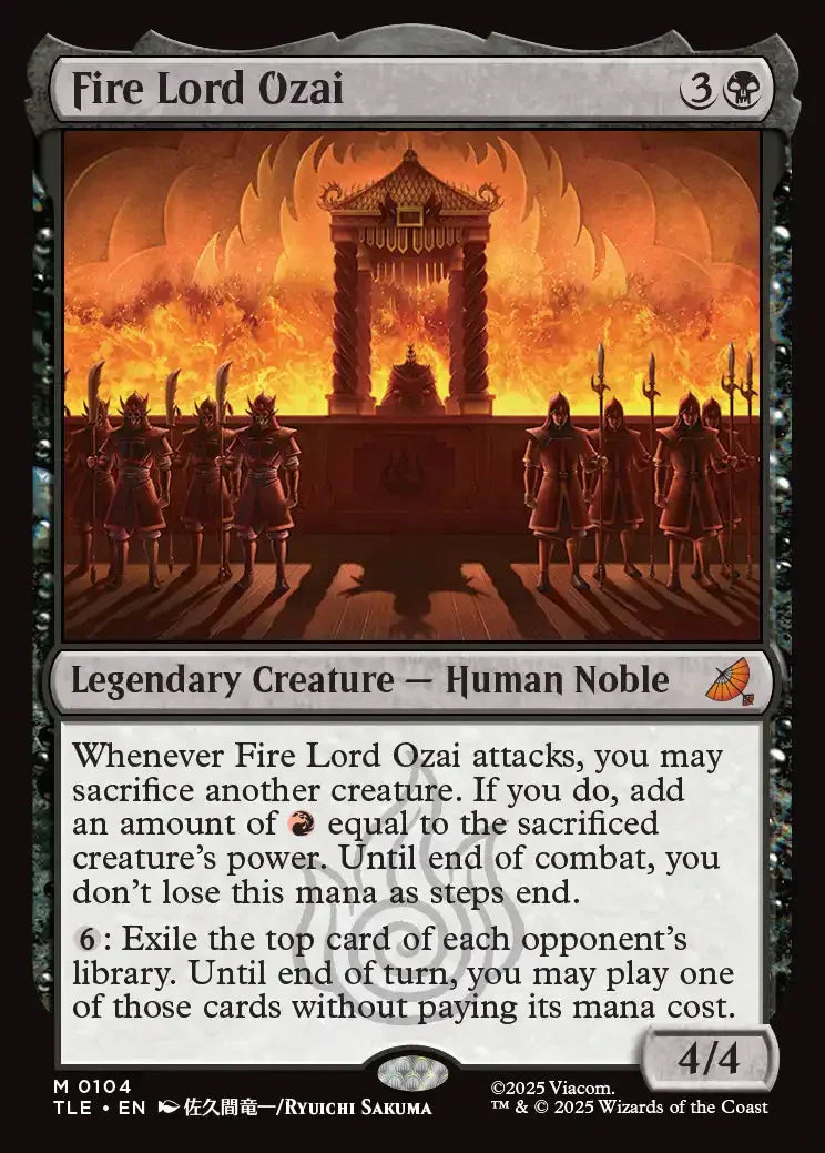 TLE 104 Fire Lord Ozai M