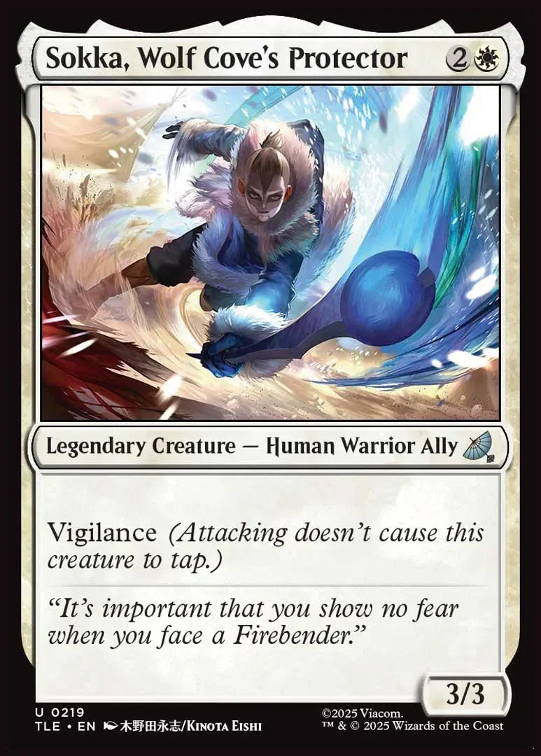TLE 219 Sokka, Wolf Cove's Protector U