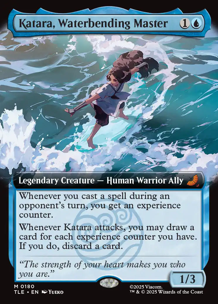 TLE 180 Katara, Waterbending Master (0180 - Extended Art) M